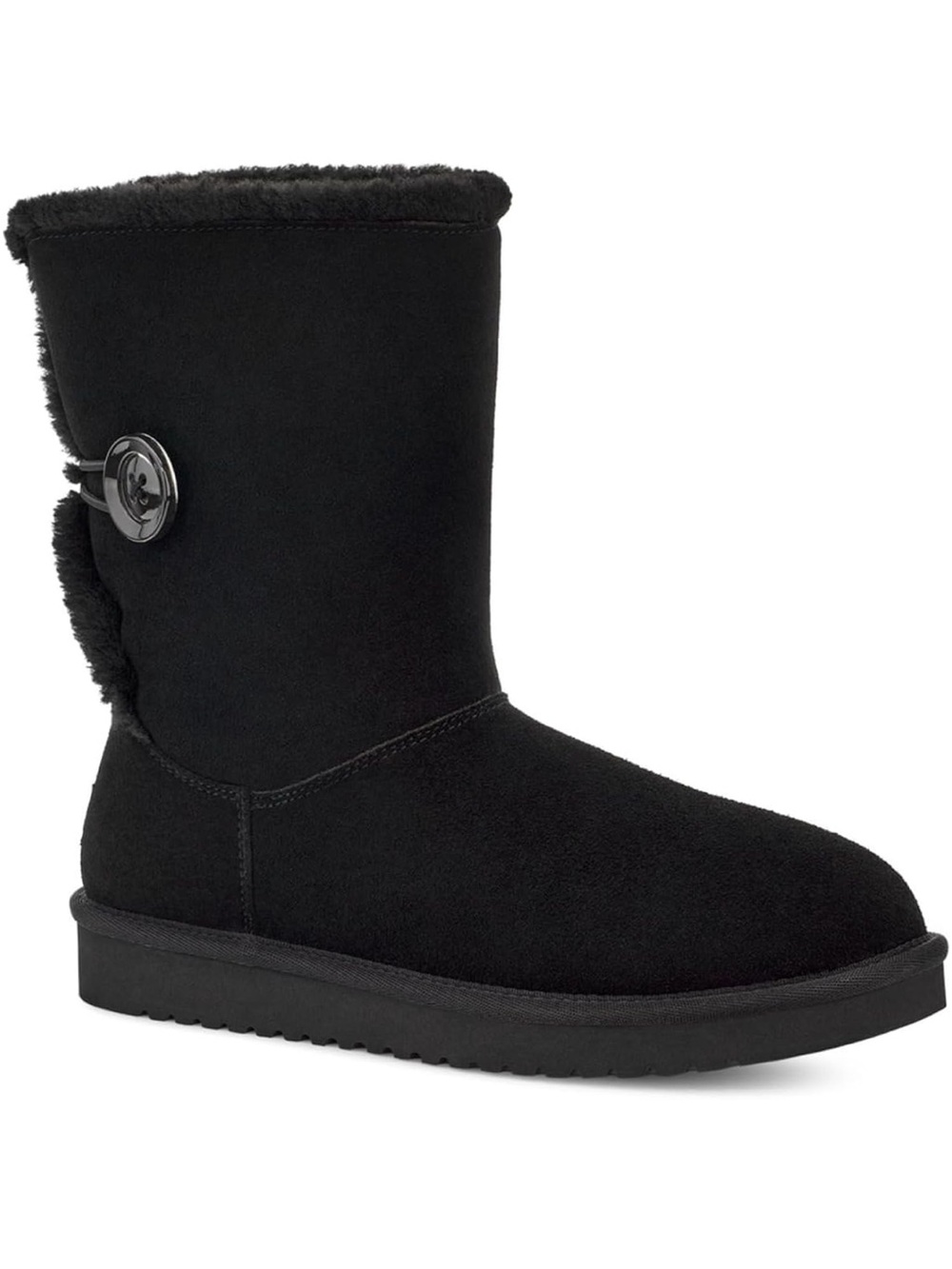 Koolaburra by UGG Women’s Black Button-Detail Winter Boots Size 9. Like New